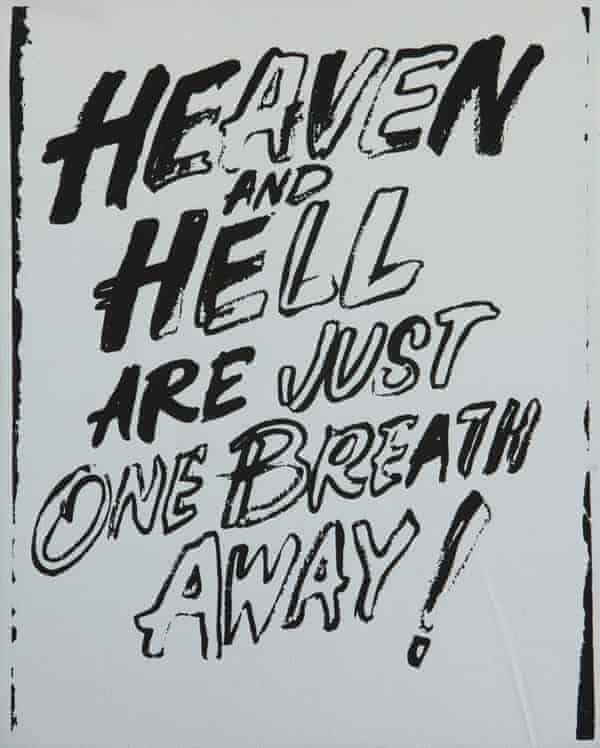Heaven and hell are just one breath away!' Warhol's eerie last work  revealed | Art | The Guardian