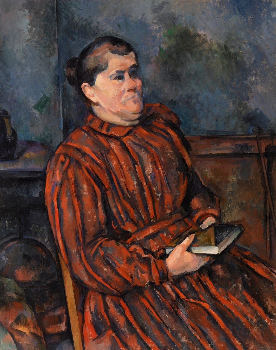 Portrait of a Woman (Portrait de femme) (ca. 1898) by Paul Cézanne Portrait of a Woman (Portrait de femme) (ca. 1898) by Paul Cézanne