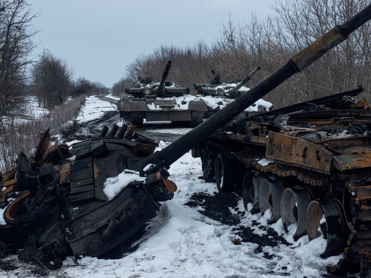 Ukraine Has Become a Graveyard for Russian Tanks - WSJ