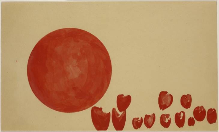 Hearts of the Revolutionaries: Passage of the Planets of the Future, Joseph Beuys 1955