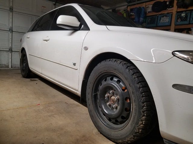 2006 6i Going from 17" alloy to 16" steel wheels | Mazda 6 Forums