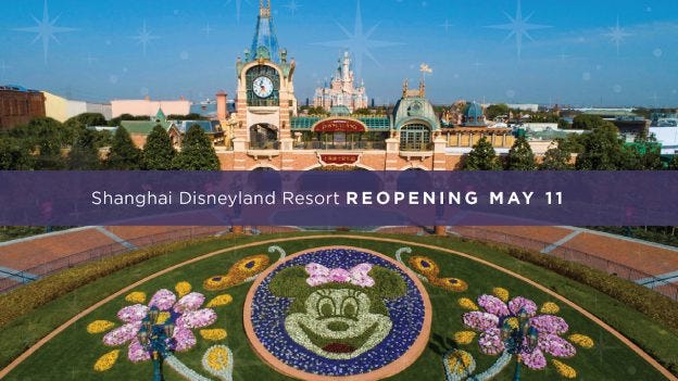 It's Time For Magic: Shanghai Disneyland Begins Phased Reopening ...