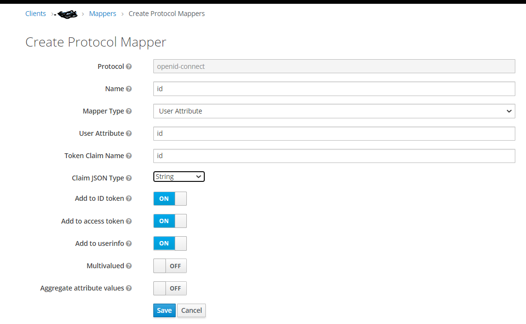 Keycloak Client Mapping