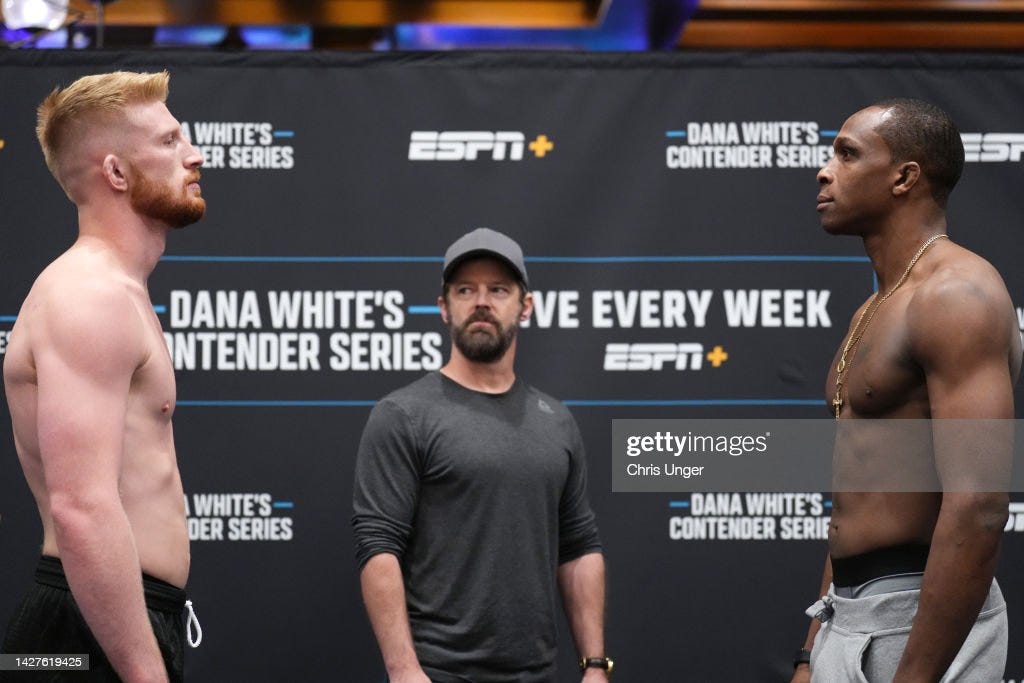 Bo Nickal and Donovan Beard face off during Dana White's Contender... News  Photo - Getty Images