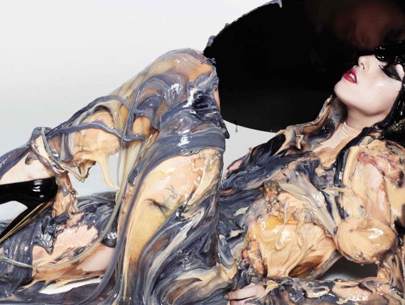 Slime Art | Bart hess, Lady gaga, Gaga