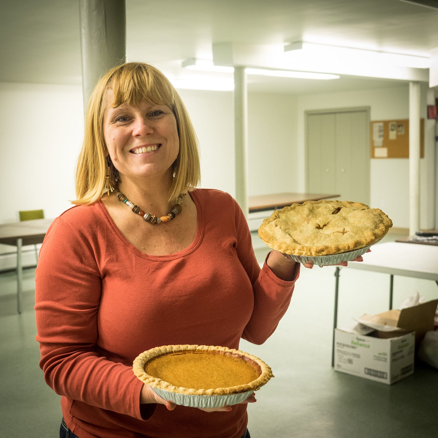 Karyn with pies