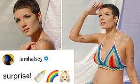 Halsey is pregnant! The singer reveals her baby bump | Daily Mail Online