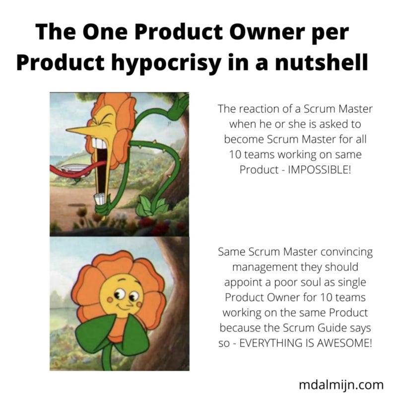 Resolving the one Product Owner per product conundrum