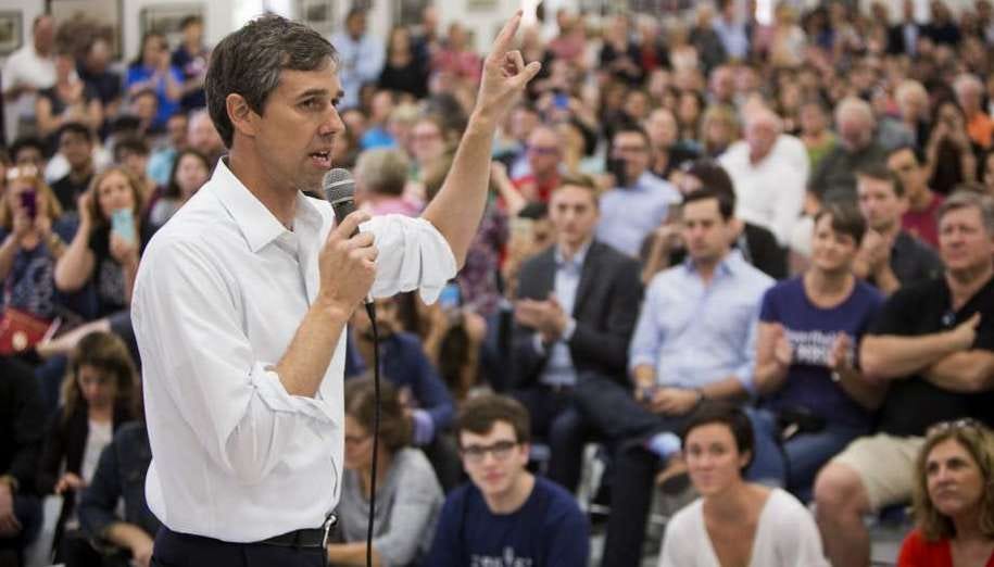 Image result for Beto O'Rourke campaigning