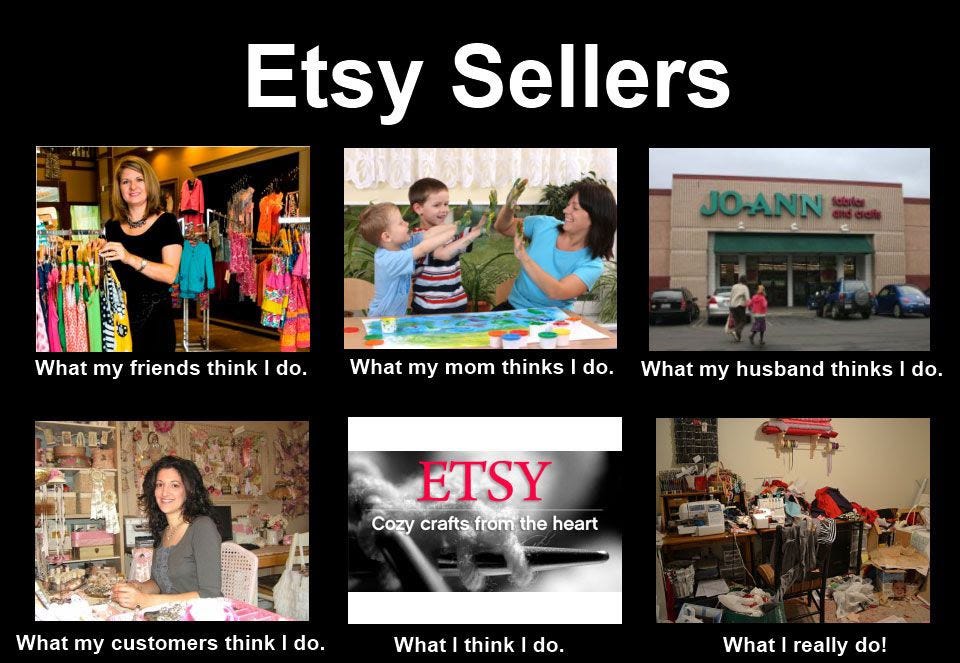 Etsy sellers meme