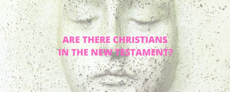 Are there Christians in the New Testament? 