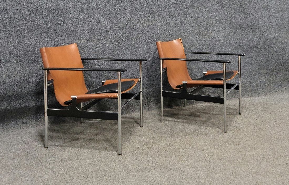 Pair Of Mid Century Knoll Chairs
