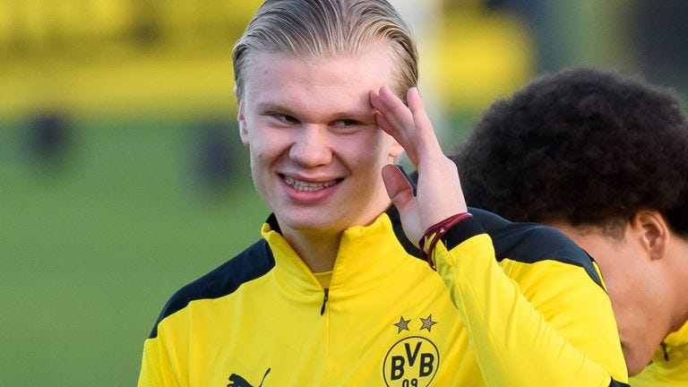 Erling Haaland: Borussia Dortmund forward wins 2020 Golden Boy award |  Football News | Sky Sports