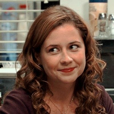 pam beesly icon in 2022 | The office show, Pam the office, Face photography