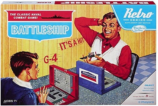 Amazon.com: Battleship Game Retro Series 1967 Edition: Hasbro: Toys & Games