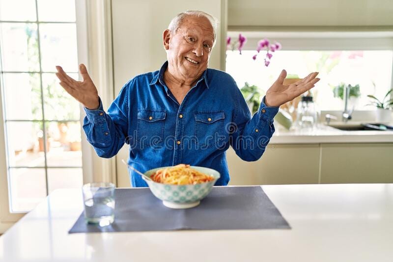 189 Old Man Eating Pasta Stock Photos - Free & Royalty-Free Stock Photos  from Dreamstime