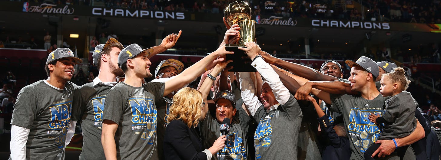 Peter Guber Golden State Warriors 2015 NBA Champions