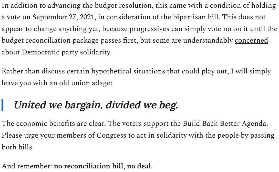 Excerpt from original article: United we bargain, divided we beg