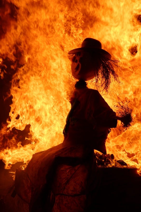 Burn the Scarecrow to Keep the Reader Awake All Night | ShadowSpinners