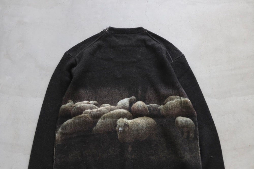 SOE (ソーイ) "Over Printed Sweater "Kangal" Photographs by Yu Inohara"