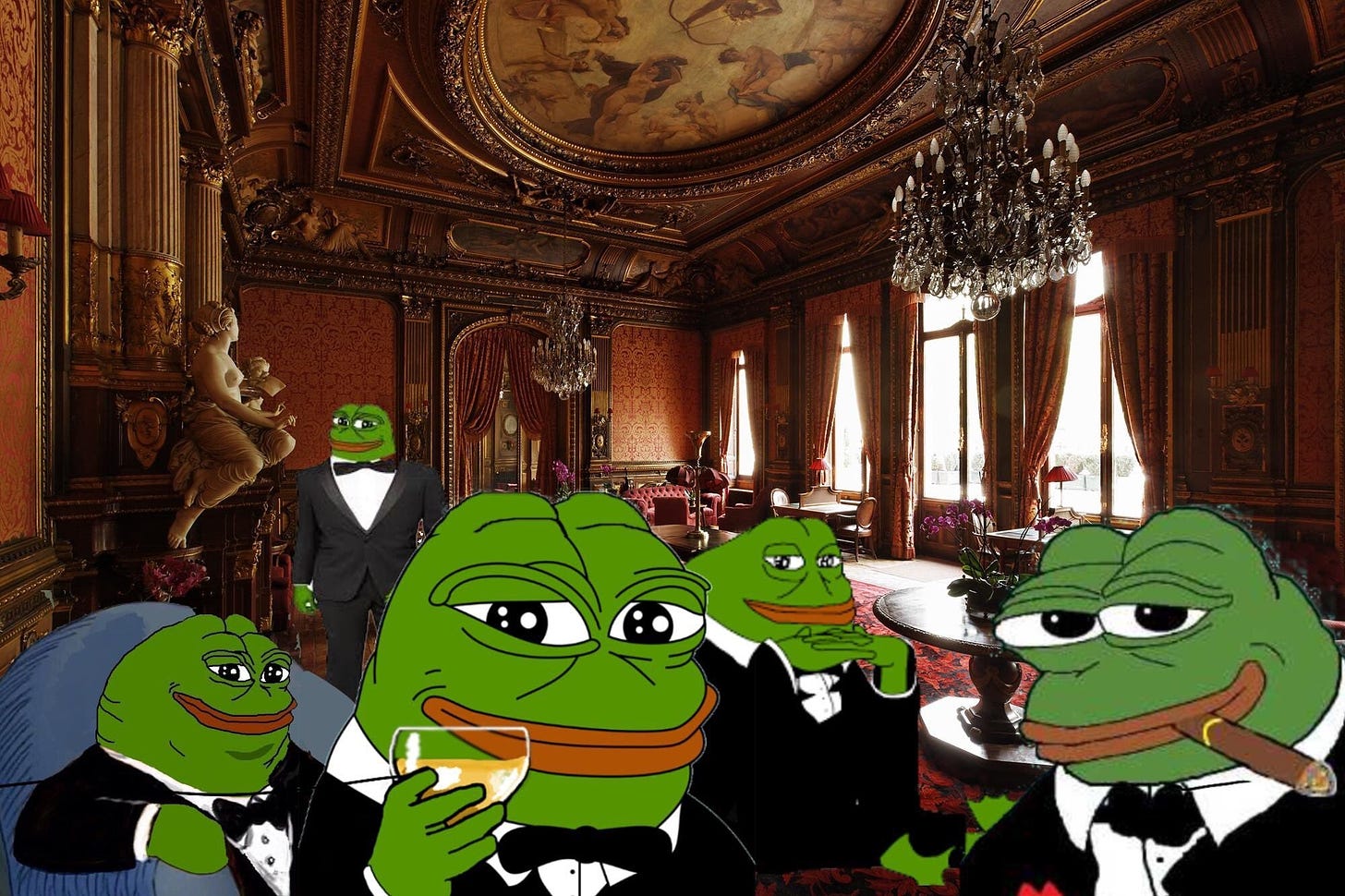 Pepe in the party : r/pepethefrog