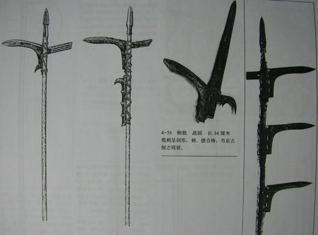 Dagger-axe reconstructions.