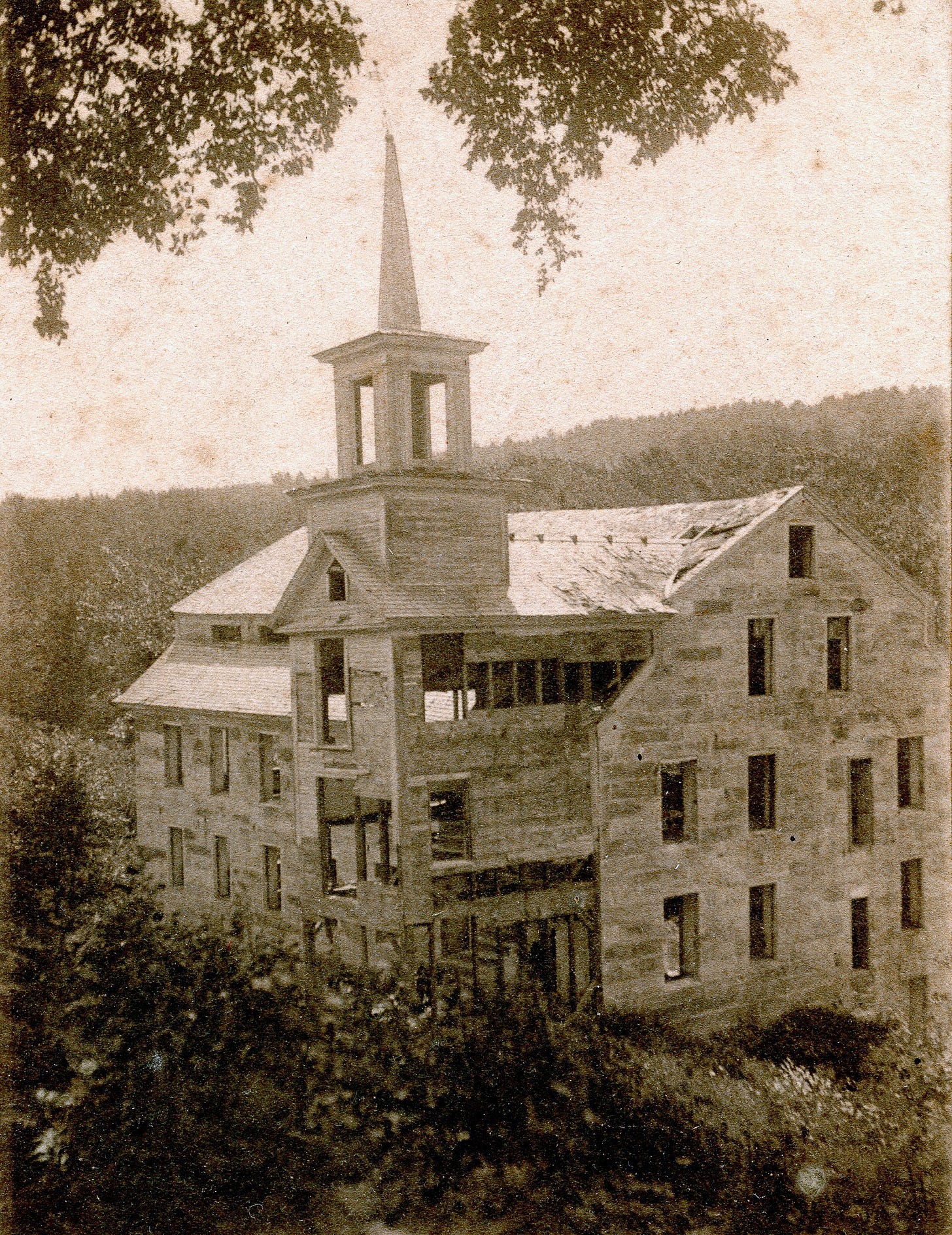 Browns Mill with tower