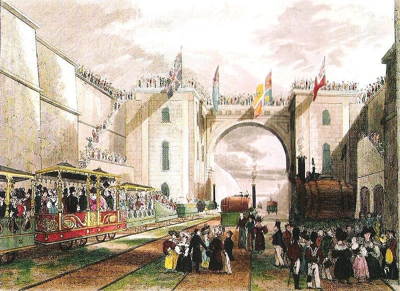 Opening of the Liverpool and Manchester Railway - Wikipedia