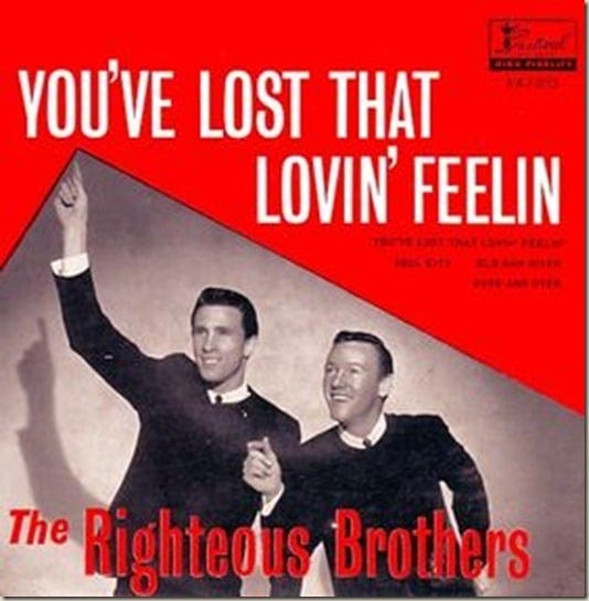 The Righteous Brothers – You've Lost That Lovin' Feelin' Lyrics | Genius  Lyrics