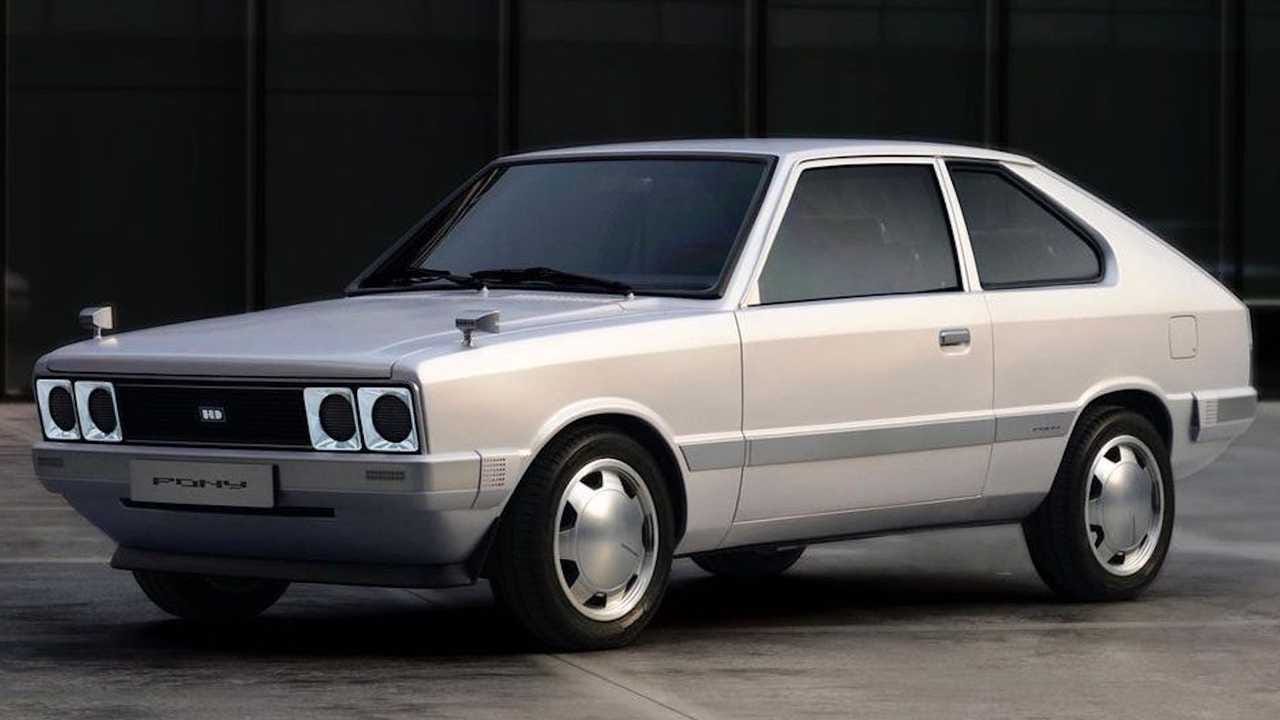 Hyundai Pony EV One-Off Concept Looks Back To Brand&#39;s Heritage