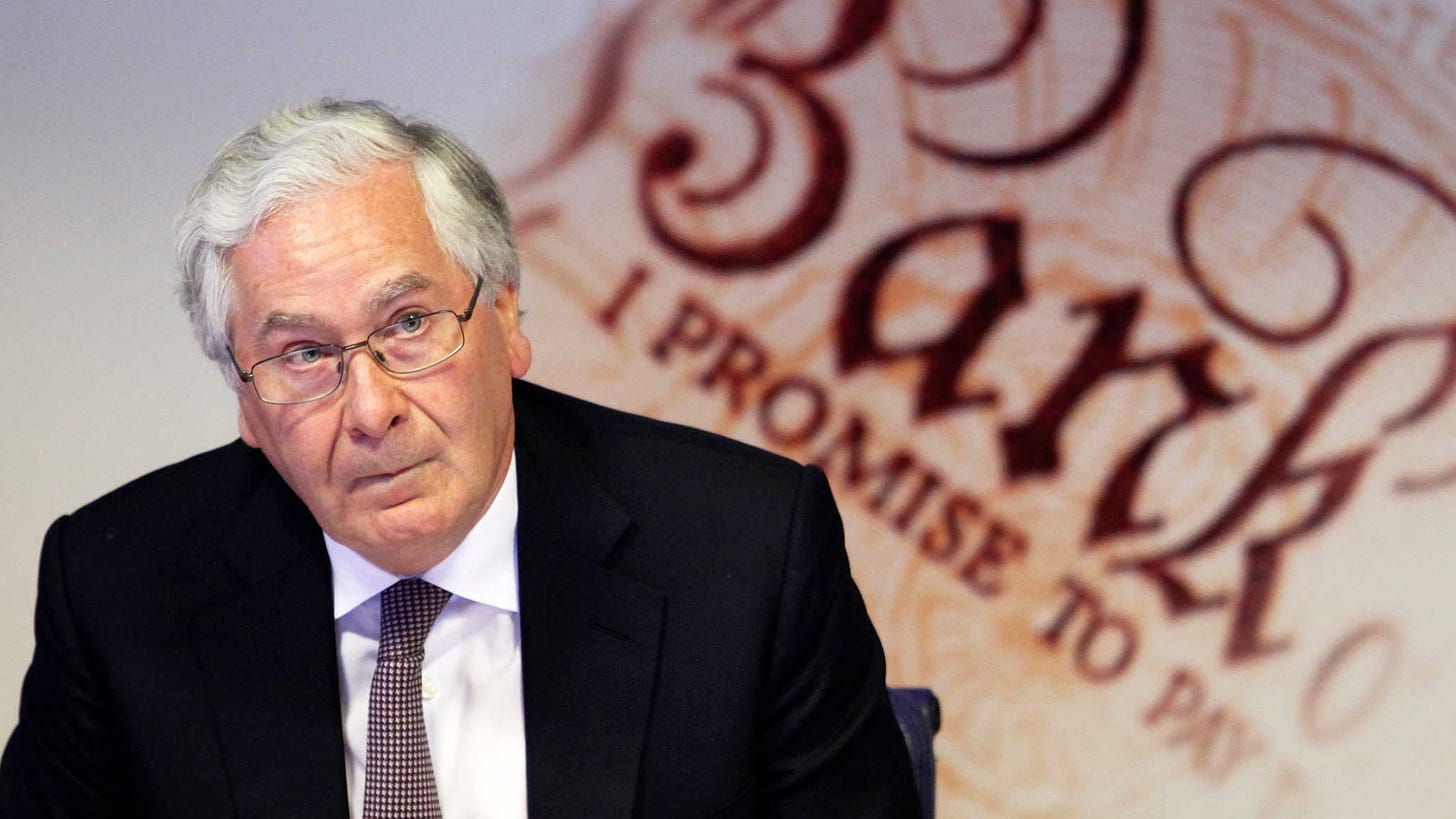 King warns BoE action reaching limit | Financial Times