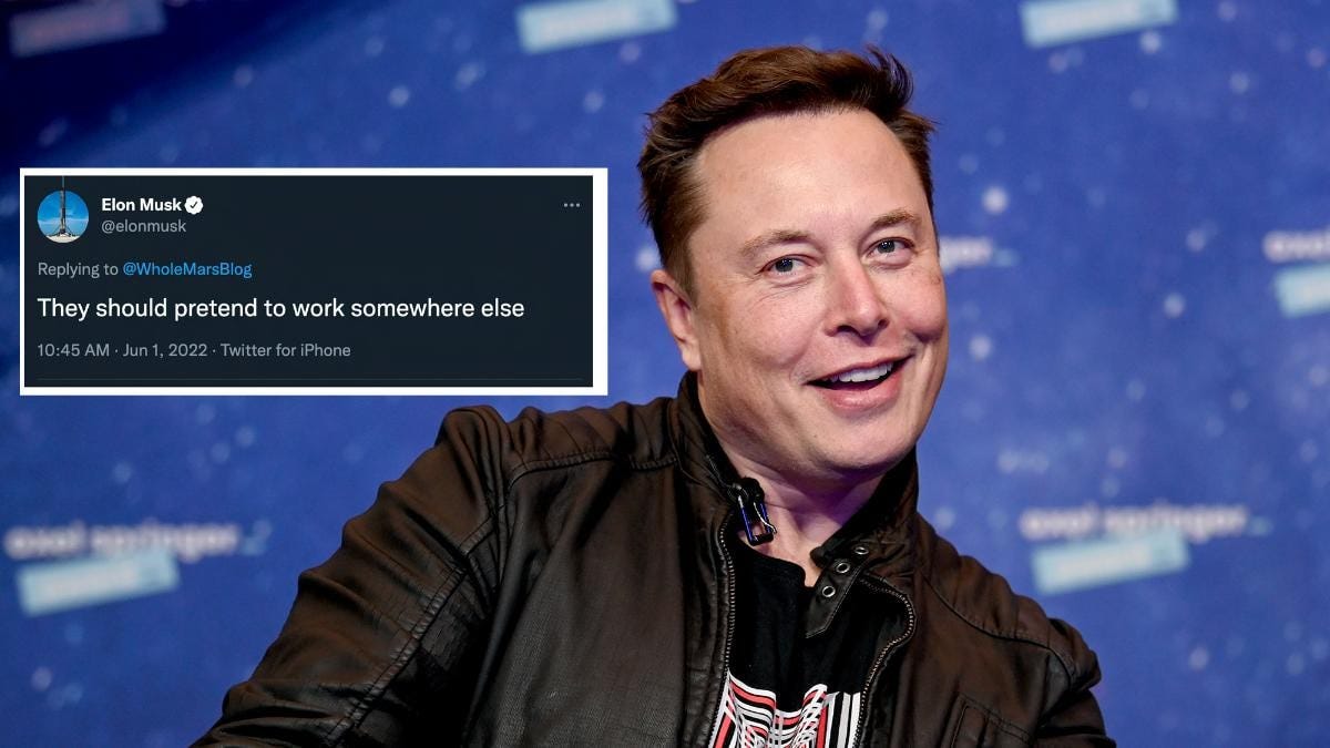 Start work from office or lose job, Elon Musk tells Tesla employees remote  work not acceptable - Technology News