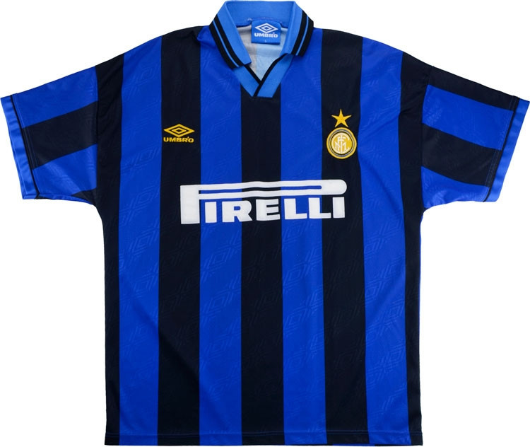 Image result for 1995-96 Inter Milan  Shirt