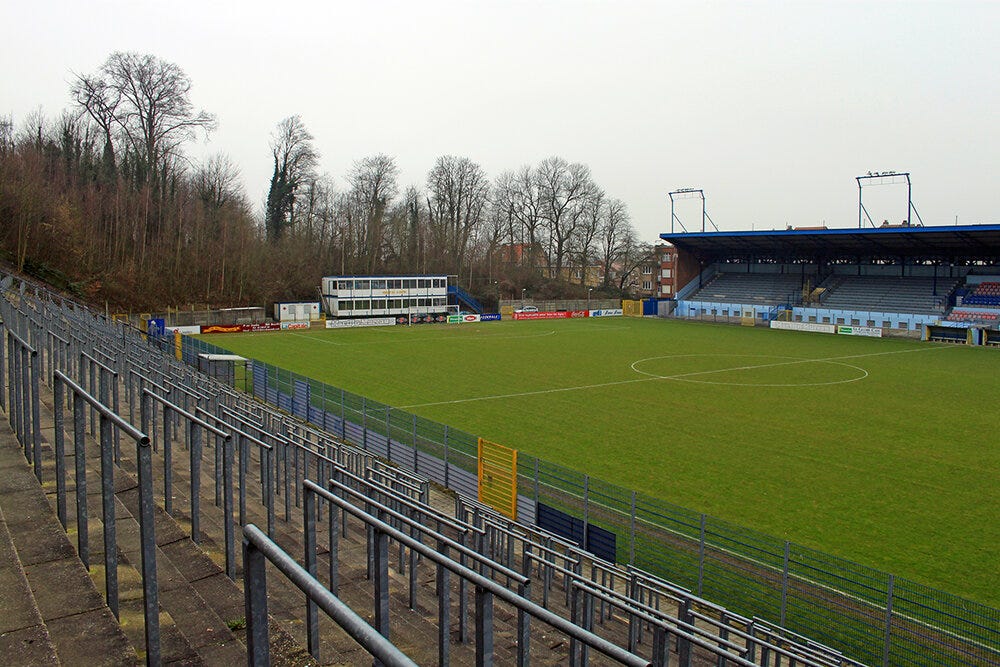 Stade Joseph Marien in the Forest commune, home of Union Saint-Gilloise