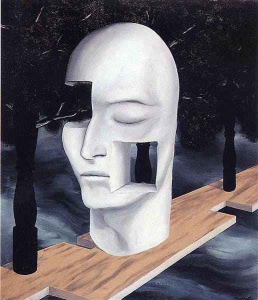 The face of genius, 1926 - Rene Magritte