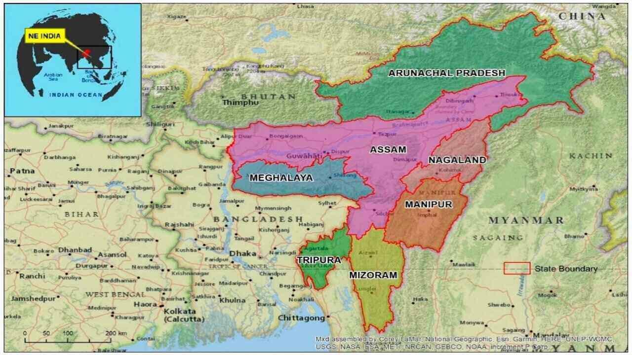 Tension at Assam-Mizoram Border Current Affairs Insight