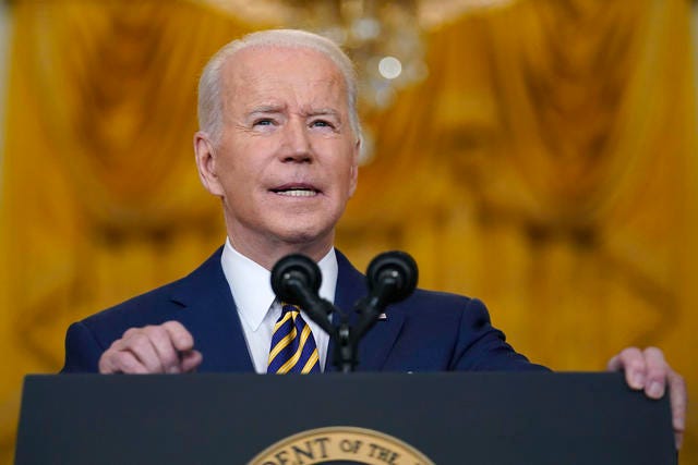 Live Updates: Biden takes defiant tone in press conference marking first  year in office and says he hadn&#39;t &quot;overpromised&quot;