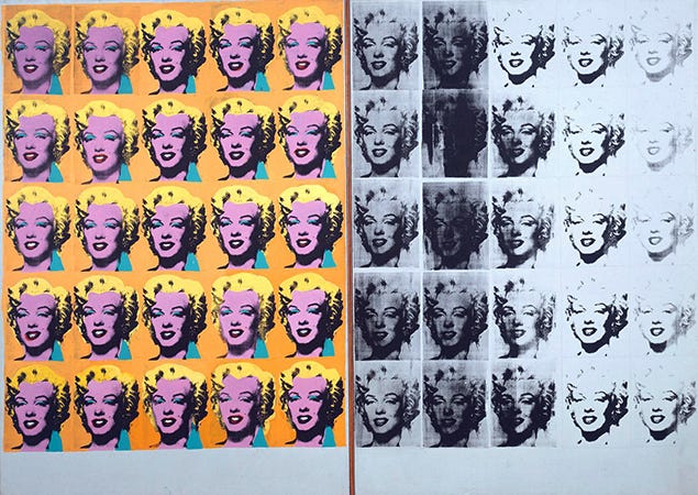 Marilyn Diptych by Andy Warhol (article) | Khan Academy