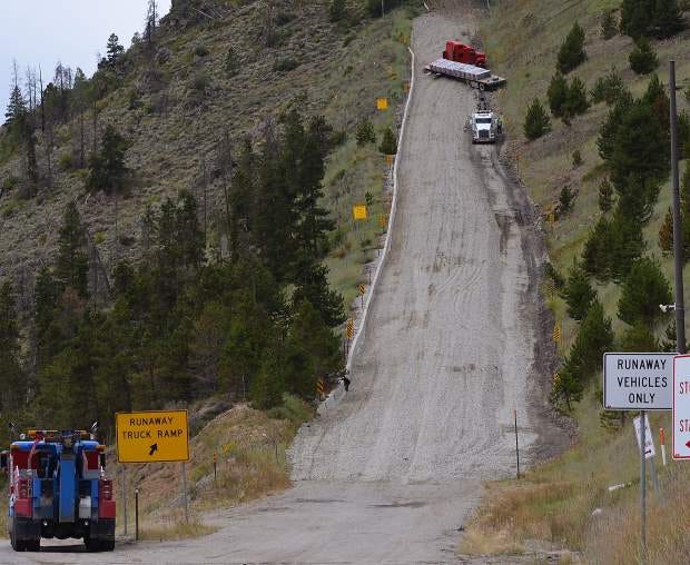 Runaway truck ramps near Silverthorne are the most frequently used in the  state | AspenTimes.com