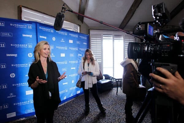 Jennifer Siebel Newsom during the premiere of her documentary “Miss Representation” at the 2011 Sundance Film Festival in Park City, Utah.