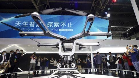 Chinese electric carmaker exhibits flying car prototype at Beijing motor  show | News Break