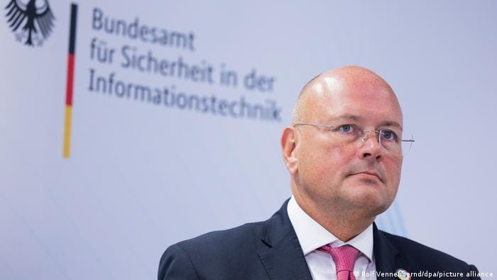 Germany cybersecurity chief faces sacking over alleged contacts with individuals connected to Russia's spy agency.