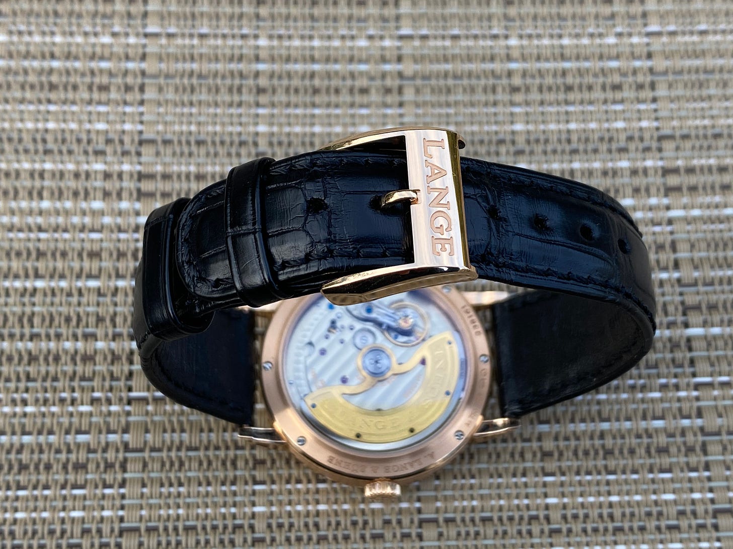 A. Lange & Söhne Saxonia Outsize Date reference 381.031