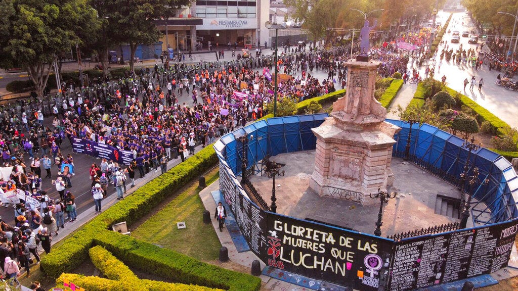 EUM20211125SOC15.JPG CIUDAD DE MÉXICO. Protest/Protesta-25N.- 25