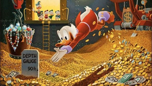 Duck Tales: How many pennies would be needed to recreate Uncle Scrooge's  swimming pool? - Quora