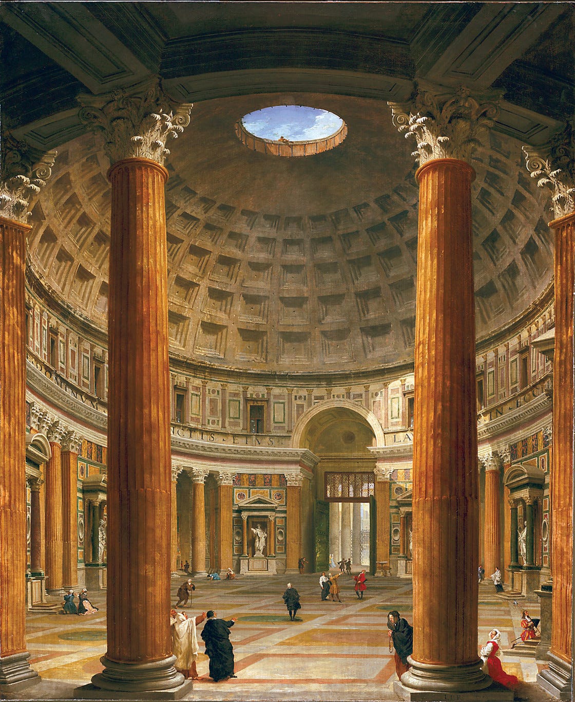Pantheon 罗马万神殿 “天使的设计”