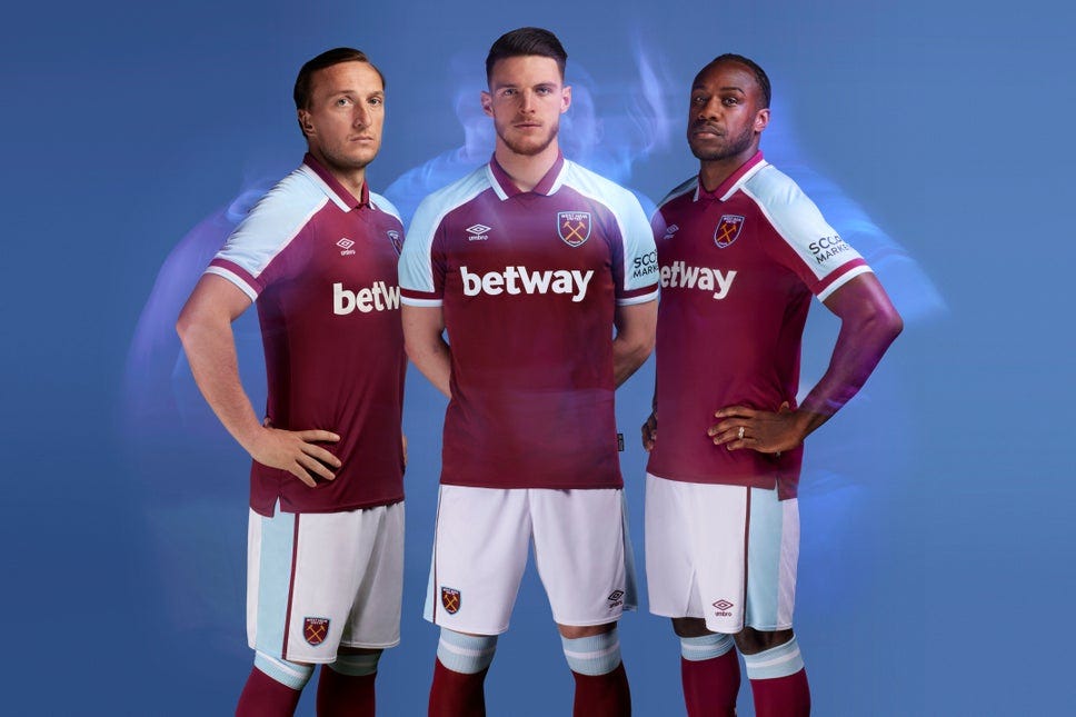 West Ham unveil new home kit for 2021-22 season inspired by Paolo Di Canio  | Evening Standard