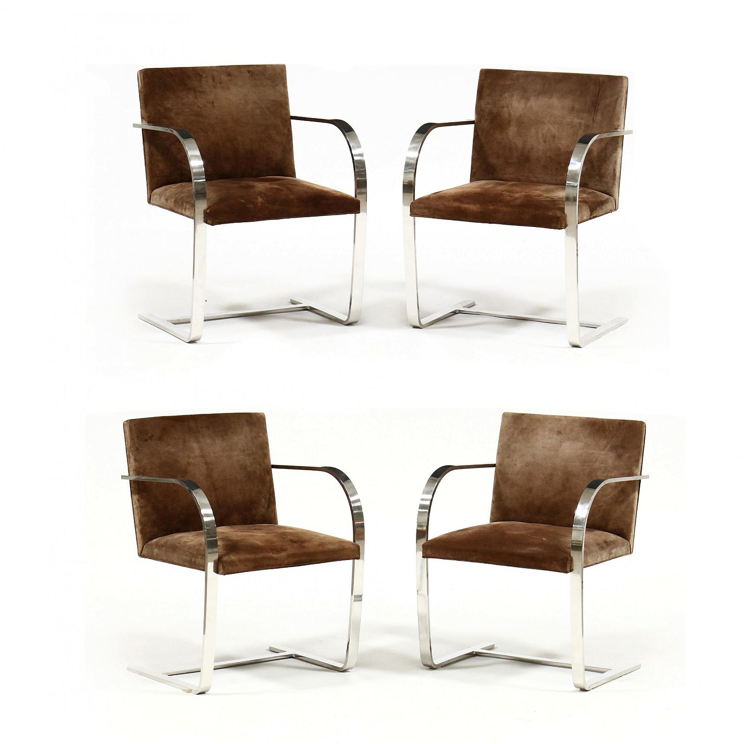 Ludwig Mies van der Rohe and Lilly Reich, Four BRNO Chairs