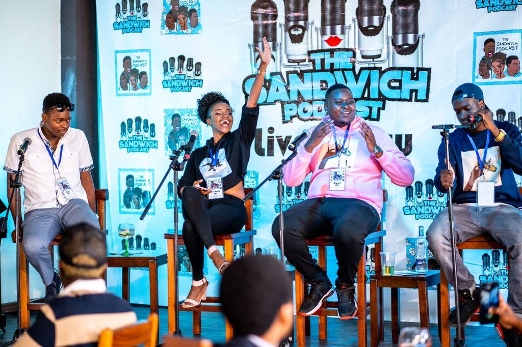 The Sandwich Podcast on Twitter: "Fans got to meet and greet with hosts  from their favorite podcast in Kenya 4/n 📸: @chrisiganga  https://t.co/cMYGwjf7kN" / Twitter