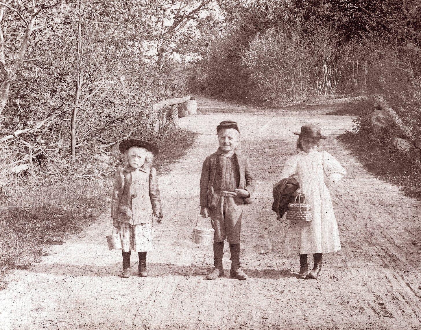 Three children